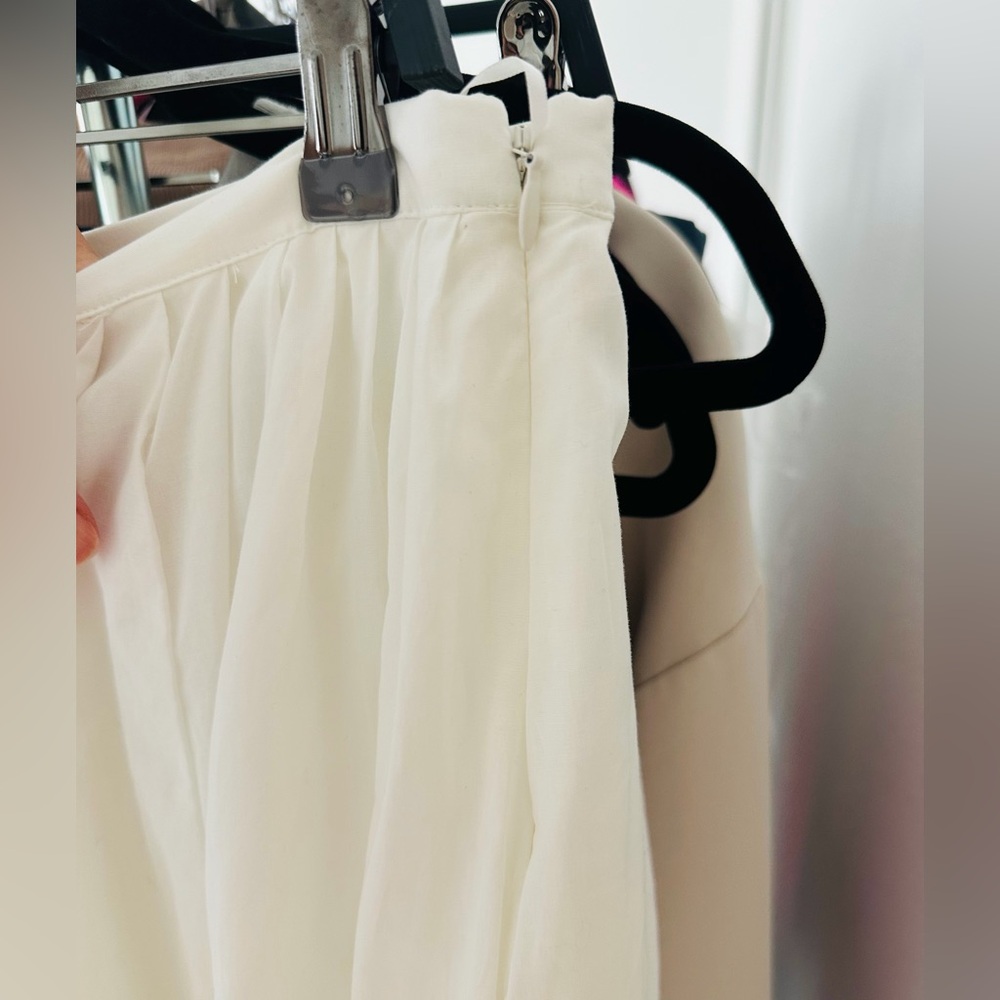 Zara Maxi Skirt White Size Large - Picture 4 of 4